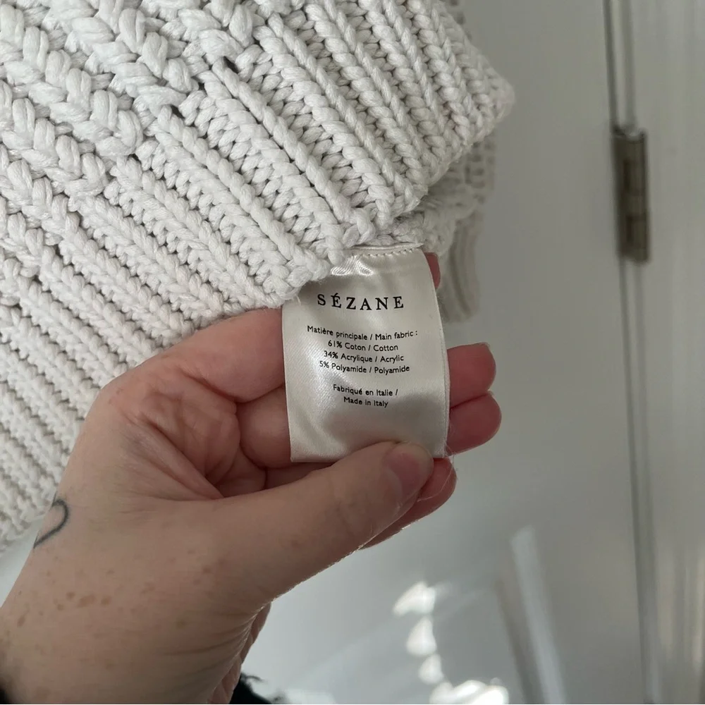 NWOT Sézane Vivien Knit Pullover Jumper size Medium in Multicolor - Picture 8 of 8